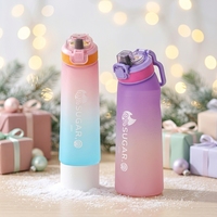 Bouteille de sport pour eau aromatisée avec capsules de fruits technologiques, sans sucre, pour adultes, idéale pour le fitness en extérieur, prête à être expédiée