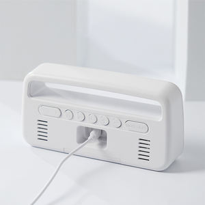 Horloge numérique de table 3D électronique à commande LED, série chambre d'hôtel portable, avec alarme et lumière d'ambiance, fabriquée <span class=keywords><strong>en</strong></span> Chine - Product Image 5