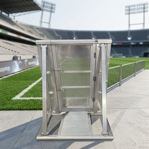 Barrière <span class=keywords><strong>de</strong></span> sécurité pliable en aluminium robuste pour le contrôle du trafic, idéale pour les concerts et les couloirs - Product Image 1