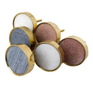 Tiroir en laiton moderne bouton rond poignée d'armoire tirer pour chambre placard cuisine garde-robe et meubles projets fournisseur indien - Product Image 5