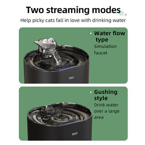 Fontaine à eau pour animaux de compagnie, pour chats et chiens, électrique, en plastique, avec filtre, design détachable, poids max. 1,35 kg - Product Image 4