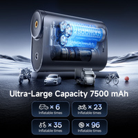 Compresseur d'air portable pour voiture VA1 Pro/Max, 7500 mAh, gonflage rapide, secours instantané, sortie maximale 100 W