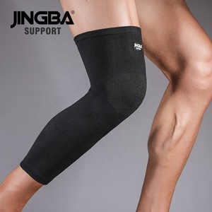 JINGBA CE ISO Fabbrica di Supporti per Ginocchia in Nylon Elastico a Compressione, <span class=keywords><strong>Ginocchiera</strong></span> Lunga per <span class=keywords><strong>Pallavolo</strong></span>, Protezione per Ginocchia da Basket - Product Image 4