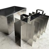 Ensemble de coupe-gâteaux en acier inoxydable 304 de qualité alimentaire avec poignée pour un contrôle uniforme des portions, boulangerie, pain, pâtisserie