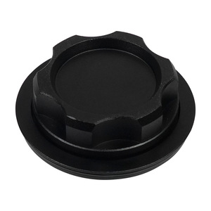 Bouchon de réservoir de carburant en alliage d'aluminium, 12 trous, universel, noir et argenté, OC-1118 - Product Image 3
