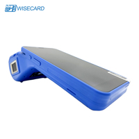 Wisecard Android 12 Terminal de point de vente portable avec module d'empreinte digitale Écran tactile Imprimante thermique intégrée Lecteur de carte NFC