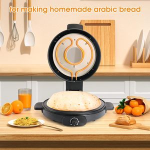 Máquina para hacer pan árabe de alta calidad de 30CM, máquina para hacer pan eléctrica, máquina para hacer pizza redonda árabe, máquina para hacer pizza, 30CM - Product Image 3