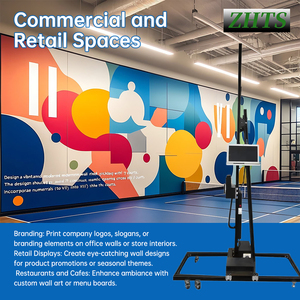 Stampante Portatile <span class=keywords><strong>Multifunzione</strong></span> 2-in-1 HJZ Inkjet con 2 Testine I3200 e Ruote Inchiostro Ecologiche di Grado Automatico - Product Image 2