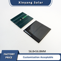 Module de cellule solaire miniature haute efficacité en résine époxy, étanche IP67, 0,5W 3,5V pour l'électronique