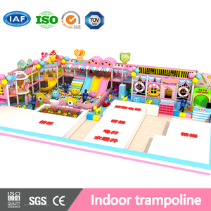 Aobeile - Aire de jeux intérieure pour enfants - Équipement de jeux en PVC souple - Trampoline familial - Toboggan <span class=keywords><strong>suspendu</strong></span> - Piscine à balles - <span class=keywords><strong>Parc</strong></span> d'attractions - Product Image 6