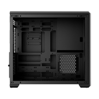 Top Manufactures Factory Wholesale OEM Mid Tower Quiet ATX Computer Gaming Case Dual Chamber PC Case Cabinet with Tempered Glass