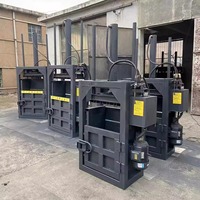 Presse à balles hydraulique automatique pour bouteilles en plastique/compacteur pour petites entreprises pour déchets de papier