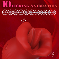 Premium 2-in-1 Rosen-Vibrator für Frauen mit Doppelkopf-Saug- und Vibrationsfunktion, Wasserdichtes Wiederaufladbares Design, Sexspielzeug