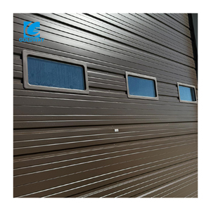 Portes de garage sectionnelles en acier de haute qualité de style moderne pour villas, surface finie, filet en fibre de verre - Product Image 5