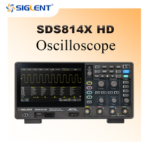 Osciloscópio Digital Siglent SDS804X HD SDS814X HD SDS824X HD 12 bits de Alta Resolução e Amostragem de 2 GSa/s 70MHz-200MHz - Product Image 1