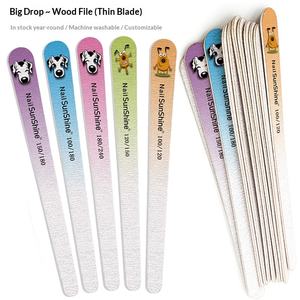 Lima <span class=keywords><strong>de</strong></span> uñas <span class=keywords><strong>de</strong></span> doble cara Woodfile, con grano <span class=keywords><strong>de</strong></span> esmeril en forma <span class=keywords><strong>de</strong></span> gotas <span class=keywords><strong>de</strong></span> agua, fina, lavable, para manicura, herramienta auxiliar, recortadora, lima recta - Product Image 1