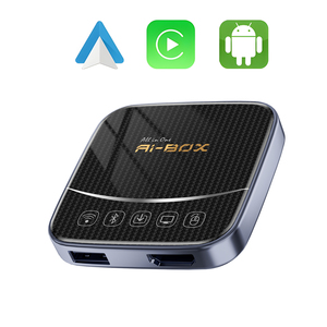 กล่อง Fuallwin อัจฉริยะควบคุมด้วยเสียง รองรับ CarPlay AI Box เชื่อมต่อไร้สาย Android Auto กล่อง Car Play AI Box พร้อมวิดีโอ 4K สำหรับ <span class=keywords><strong>Apple</strong></span> - Product Image 2