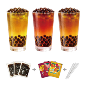 Té de Frutas Variadas, Té de Burbujas Tropical Mixto, Kit de Té Boba en Caja, Certificado Halal, para Tiendas de Bebidas Creativas - Product Image 2