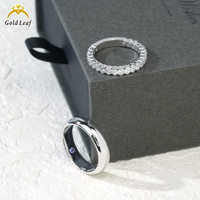 Goldleafgems Özel Tasarım 14 Ayar Beyaz Altın Sonsuzluk Yüzüğü IGI Sertifikalı DEF HPHT CVD Yuvarlak Kesim Laboratuvarda Yetiştirilmiş Elmas Alyans