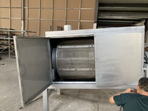 Criba Trommel Cerrada de <span class=keywords><strong>Acero</strong></span> <span class=keywords><strong>Inoxidable</strong></span> para Gránulos de Fertilizantes y Polvo Farmacéutico - Product Image 5