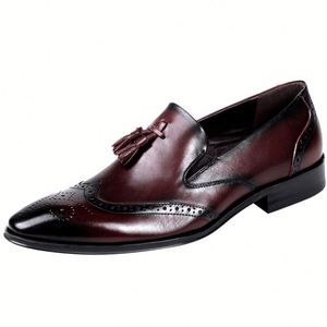 Chaussures d'automne personnalisées en cuir véritable, luxueuses, confortables, de créateur italien, décontractées, pour affaires, occasions formelles, légères - Product Image 3