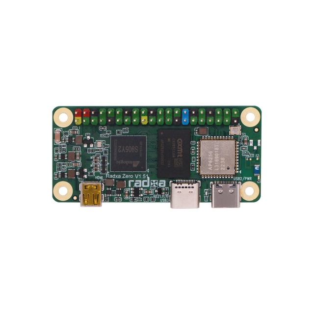 Radxa Development Board ZERO S905Y2 Quad-core A53 CPU SBC with Onboard EMMC WiFi4/WiFi5