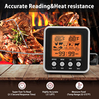Termometer Digital Rumah Tangga, Pengukur Suhu Digital Oven Panggangan KH-TH004 Dapur Elektronik Memasak Makanan BBQ