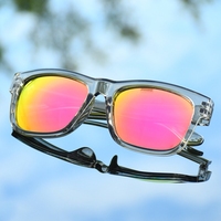 Lunettes de soleil carrées pour hommes et femmes, protection UV 400, monture en PC de haute qualité, verres TAC, logo personnalisé, lunettes de soleil polarisées