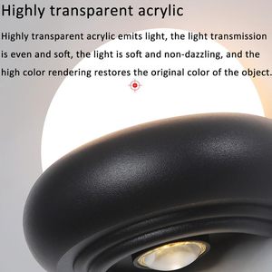 Vente en gros de lampes murales LED modernes imperméables pour une utilisation intérieure et extérieure, lumières de fond de chevet élégantes - Product Image 2