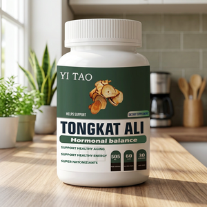 Capsules de Tongkat Ali biologiques, extrait de racine d'Eurycoma Longifolia, capsules de Tongkat Ali, soutient l'endurance et l'énergie - Product Image 1