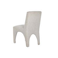CHAISE EN POLYESTER HAUTE 90 CM LARGEUR 48 CM PROFONDEUR 69 CM REMBOURRÉE GRIS CLAIR