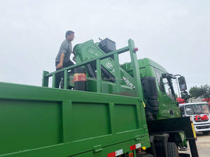 รถดัมพ์ตงฟง 4x2 พร้อมเครนไฮดรอลิกแบบพับได้ Shenbai 8 ตัน กำลังลดราคา - Product Image 5