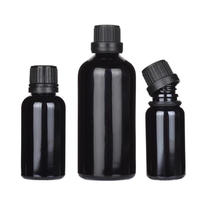 Bouteilles compte-gouttes en verre ambré dépoli personnalisées en gros avec étiquette privée, bouchon à vis, pour huiles essentielles, sérums de soin et gouttes pour les yeux