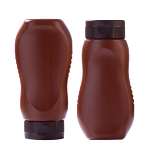 Envase de Plástico PE para Condimentos, Botella Exprimible de 330 ml (11 oz) para Salsa Picante, para Salsa de Chocolate, con Tapa de Silicona y Válvula, Apta para Llenado en Caliente - Product Image 1