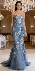 Blinglace Eco-Friendly 100% Poliestere Rete <span class=keywords><strong>in</strong></span> <span class=keywords><strong>Pizzo</strong></span> Francese Ricamato con Paillettes e Perline Fantasia Floreale Vintage Sexy per Abiti da Sera - Product Image 4