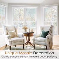 3D No Glue Window Privacy Film Statisches Fenster haftet dekorative Folie Rainbow Light Effect Prisma Fenster aufkleber