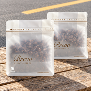 Custom Logo Coffee <b>Bags</b> Eight Side Seal Resealable Pouches with Valve for <b>Roasted</b> Coffee Beans Nuts Tea 100g 150g 250g 500g FDA - Product Image 6