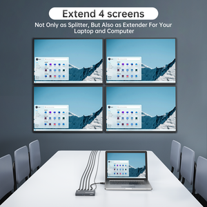 ตัวแยกสัญญาณ <span class=keywords><strong>HDMI</strong></span> Slim 4K 30Hz 1 เข้า 4 ออก พร้อมสายไฟ USB-C, MT-VIKI มีให้เลือกแบบ 1x2 1x4 1x8 <span class=keywords><strong>1x16</strong></span> - Product Image 3