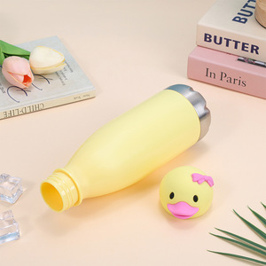 <span class=keywords><strong>Termo</strong></span> Infantil de Silicona de Grado Alimenticio, con Diseño de Animales, <span class=keywords><strong>Tapa</strong></span> Antiderrames, en Caja, para Primaria, Saludable e Inteligente - Product Image 4