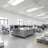 Baru untuk Printer UV Flatbed Industri 3220 dengan Printhead Ricoh G6 untuk Pencetakan Akrilik, PVC, Kaca, Logam, dan Papan Iklan