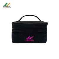 Pochette cosmétique personnalisée avec logo brillant pour la cheerleading