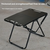 Table de camping pliante en aluminium moderne, portable, pour l'extérieur, vente en gros, logo personnalisé, directement du fabricant