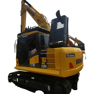 Excavatrice sur chenilles hydraulique d'<span class=keywords><strong>occasion</strong></span> KOMATSU PC130 de haute qualité, origine Japon, mini-pelle, moteur d'origine, roulement CE/EPA - Product Image 1