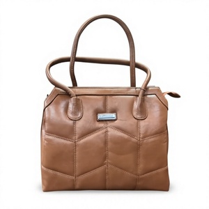 Pochette décontractée pliable légère en cuir véritable faite à la main pour femme, imperméable avec fermeture éclair, grande capacité, pour la Saint-Valentin et le shopping - Product Image 4