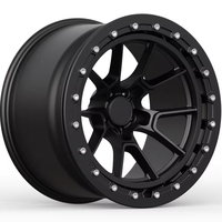 Jantes Beadlock forgées concaves profondes Hunt 5X115 18 pouces pour course de dragster, compatibles Dodge Challenger Charger SRT Wide Cat Hellcat