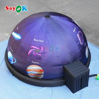 Sayok Full Print 10m Star Projector Tente de planétarium gonflable Dôme de cinéma de projection portable pour les écoles
