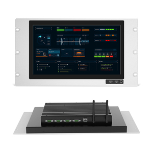Moniteur LCD intégré de type écran tactile pour montage en rack de 15, 17 et 19 pouces, pour serveur, montage mural, cadre ouvert industriel - Product Image 1