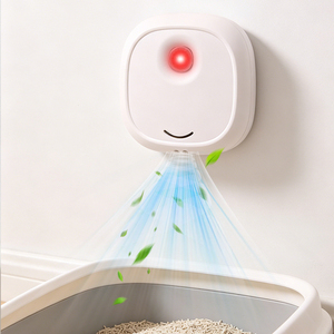Eliminador de Olores Inteligente para Mascotas, Desodorizante Silencioso de Iones Negativos, Purificador de Aire Doméstico para Baño, Elimina el <span class=keywords><strong>Mal</strong></span> <span class=keywords><strong>Olor</strong></span> de Orina de Perros y Gatos - Product Image 1