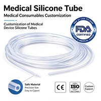 Tuyau en silicone personnalisé, vente directe d'usine, tube en silicone sans plomb, 60 Shore
