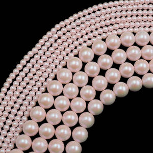 Perle di cristallo iridescente arcobaleno di alta qualità rosa-arancio simili a per <span class=keywords><strong>Swarovski</strong></span> per la creazione di gioielli e bracciali - Product Image 1